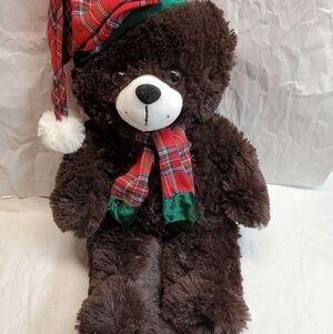 🎄🧸 Homerbest dark brown holiday bear